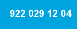 922 029 12 04